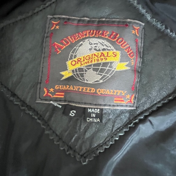 Vintage Adventure Bound Leather Jacket (size S but runs big) - Picture 3 of 5